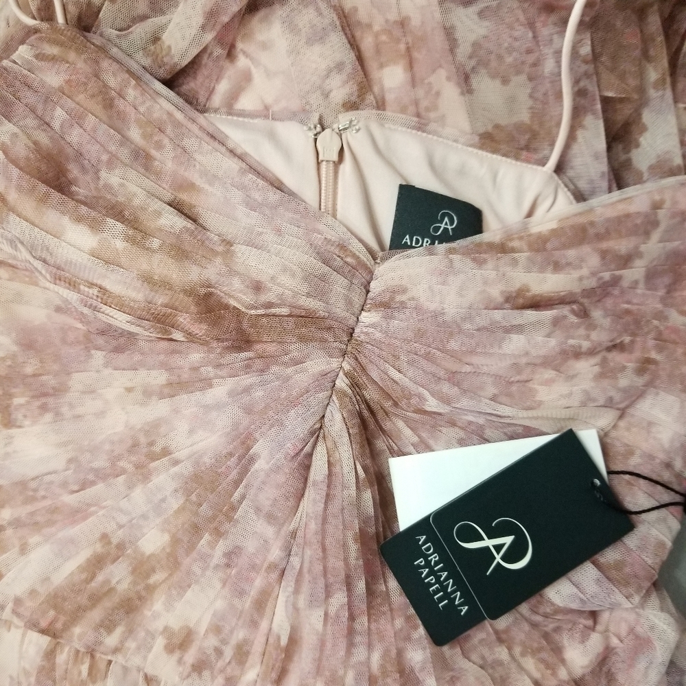 🔥LAST 1🔥NWT DREAMY ADRIANNA PAPELL MAXI DRESS - Picture 8 of 11